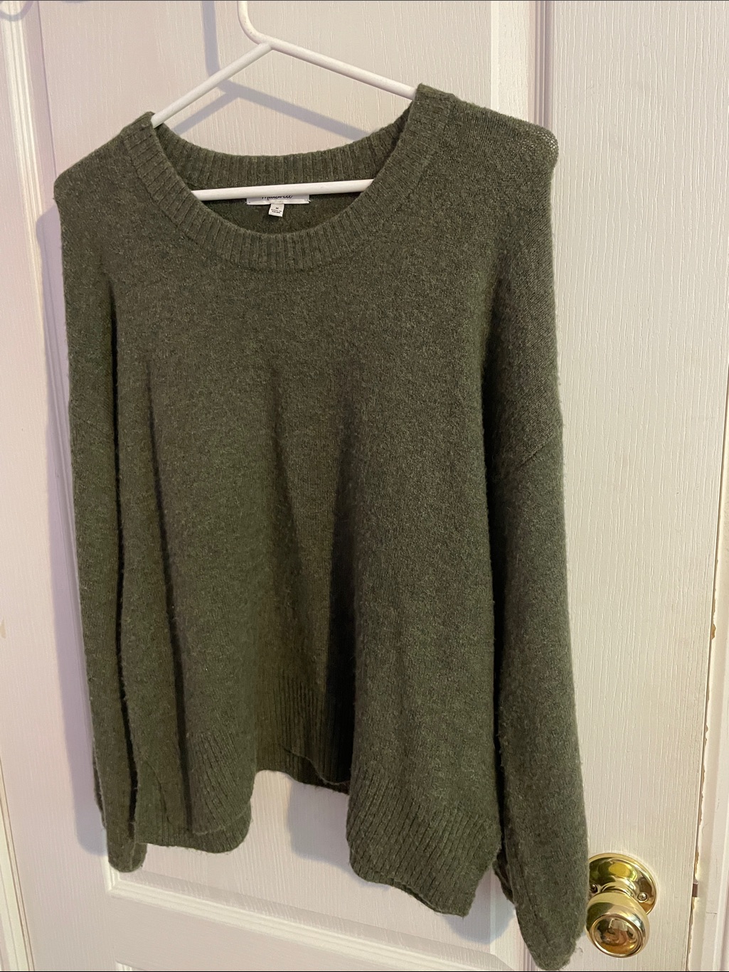 Madewell Olive Green Crewneck Sweater